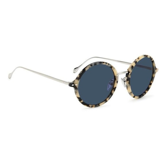 ISABEL MARANT Blonde Havana/Blue Round Sunglasses IM 0054/S - Picture 6 of 7